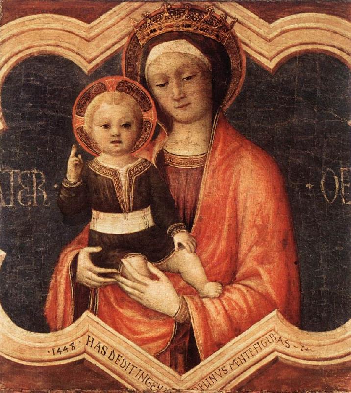 BELLINI, Jacopo Madonna and Child fgf